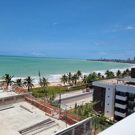 Confortável Flat com piscina de borda infinita na cobertura Aparthotel Cabedelo Exterior foto