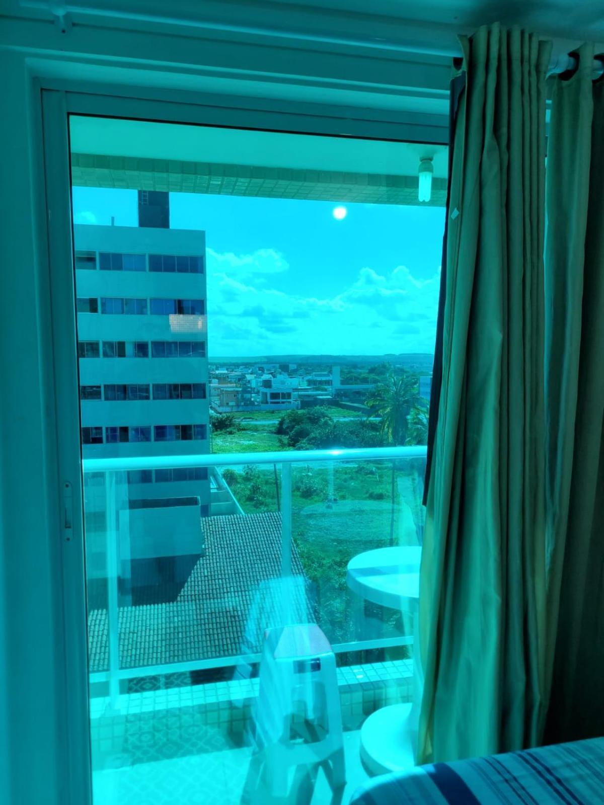 Confortável Flat com piscina de borda infinita na cobertura Cabedelo Exterior foto